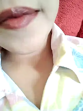 Snapshot of Anki-doll chatting on 01.04.25 Anki-doll online show from 01.04.25