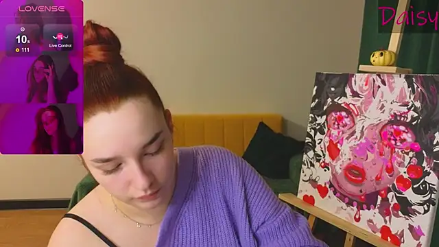 Snapshot of CookyDaisy chatting on 12.14.24 CookyDaisy online show from 12.14.24