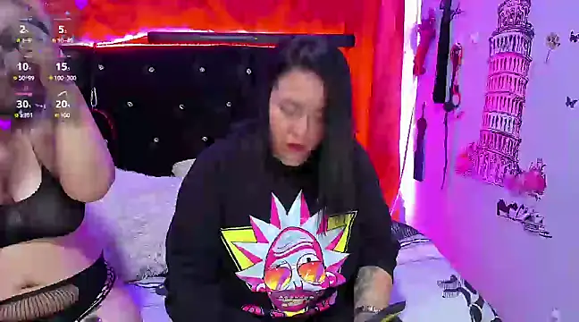 Snapshot of katieeandsharonn chatting on 02.13.25 katieeandsharonn online show from 02.13.25