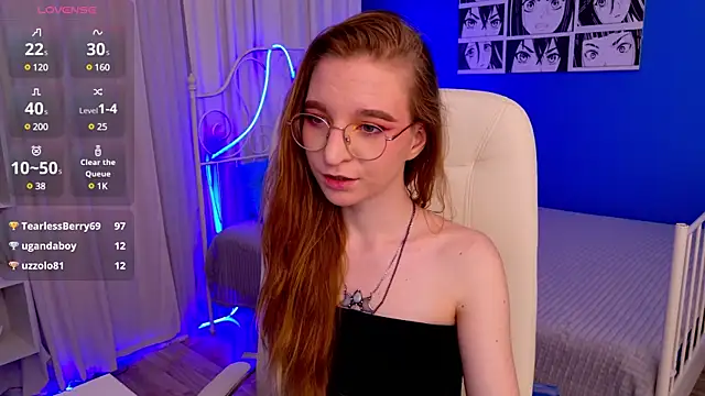 Snapshot of VioletShine chatting on 02.17.25 VioletShine online show from 02.17.25