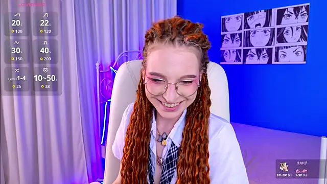 Snapshot of VioletShine chatting on 10.06.25 VioletShine online show from 10.06.25