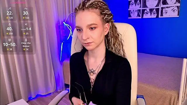 Snapshot of VioletShine chatting on 06.16.26 VioletShine online show from 06.16.26