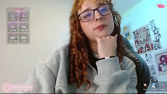 CelesteAyase online show from 10.28.25