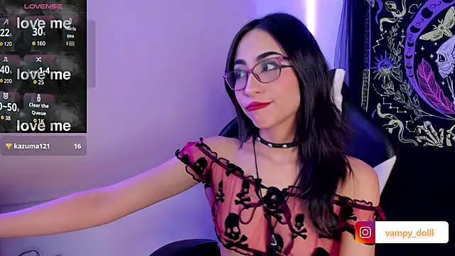 vampy dolll online show from 10.10.25