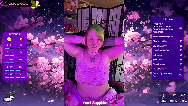 yumi sapphire online show from 05.07.26