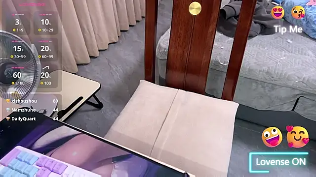 Snapshot of A11414 chatting on 02.19.25 A11414 online show from 02.19.25