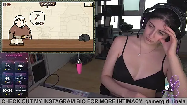 Gamergirl-Linela online show from 09.24.25