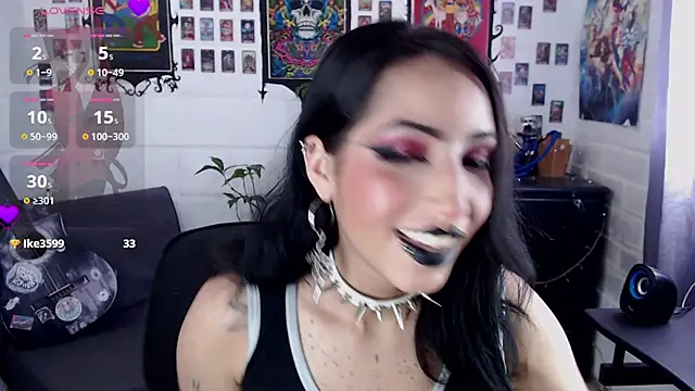 Snapshot of Nyx_Blackmoon chatting on 02.22.25 Nyx Blackmoon online show from 02.22.25