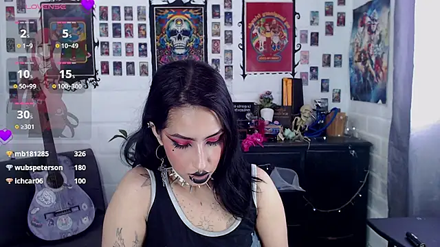 Snapshot of Nyx_Blackmoon chatting on 02.23.25 Nyx Blackmoon online show from 02.23.25