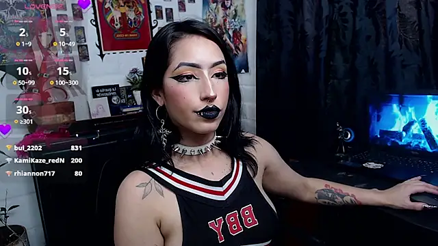 Snapshot of Nyx_Blackmoon chatting on 03.09.25 Nyx Blackmoon online show from 03.09.25