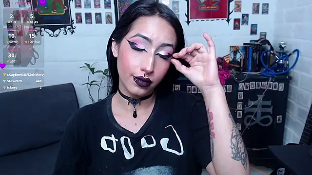 Snapshot of Nyx_Blackmoon chatting on 03.21.25 Nyx Blackmoon online show from 03.21.25