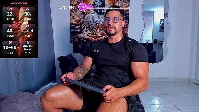 Snapshot of Valentino_Dosantos_ chatting on 03.19.25 Valentino Dosantos online show from 03.19.25