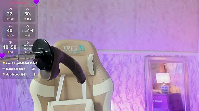 Snapshot of CandyKissx chatting on 10.21.25 CandyKissx online show from 10.21.25