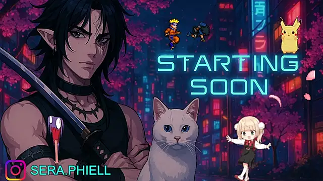 Seraphiell online show from 10.02.25