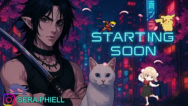 Seraphiell online show from 12.18.25