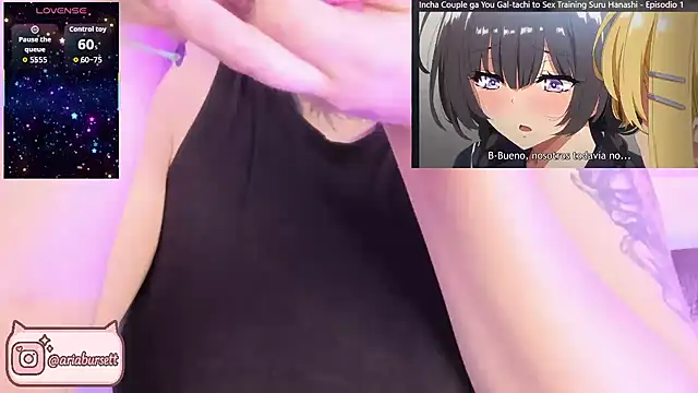 AriaBursett online show from 10.17.25