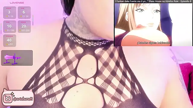 AriaBursett online show from 10.23.25