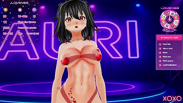 Auri Hikaru online show from 11.17.25