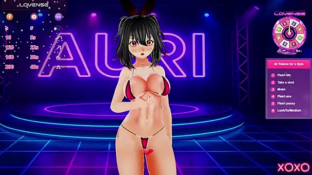 Auri Hikaru online show from 01.14.26