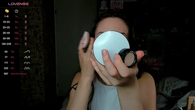 Snapshot of LucyRose3 chatting on 10.14.25 LucyRose3 online show from 10.14.25