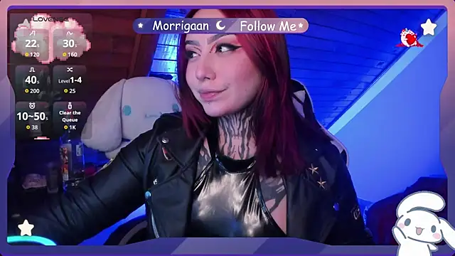 Snapshot of _Morrigan_ chatting on 02.14.26 Morrigan online show from 02.14.26