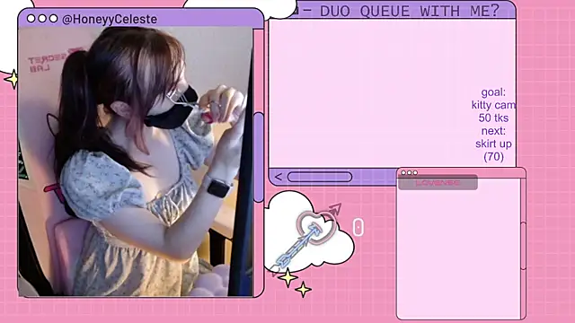 HoneyyCeleste online show from 07.27.26