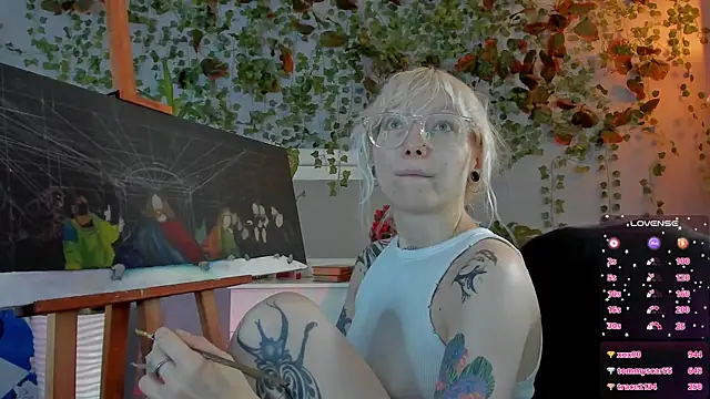 Snapshot of tattoo_art_baby chatting on 07.07.26 tattoo art baby online show from 07.07.26