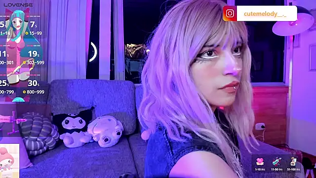 Snapshot of Melody-chers chatting on 10.08.25 Melody-chers online show from 10.08.25