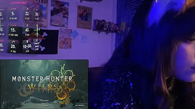 Snapshot of PixelKitty_ chatting on 10.08.25 PixelKitty online show from 10.08.25