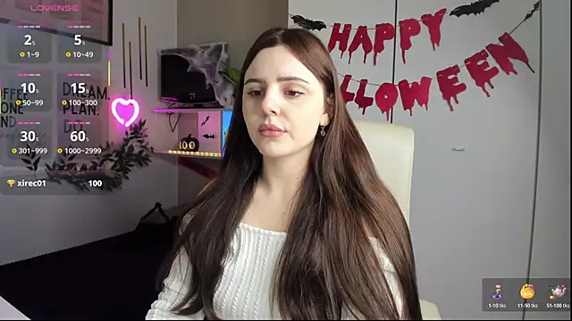 Snapshot of LiaWoow chatting on 11.01.25 LiaWoow online show from 11.01.25