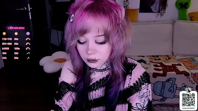 Lollyshy online show from 10.14.25