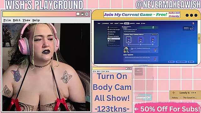 nevermakeawish online show from 03.22.26