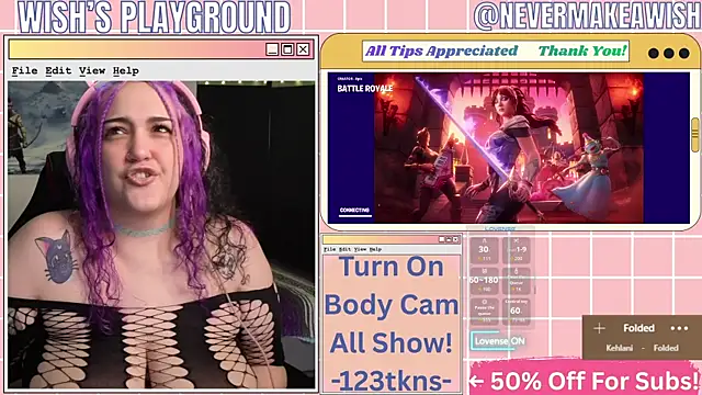 nevermakeawish online show from 04.12.26