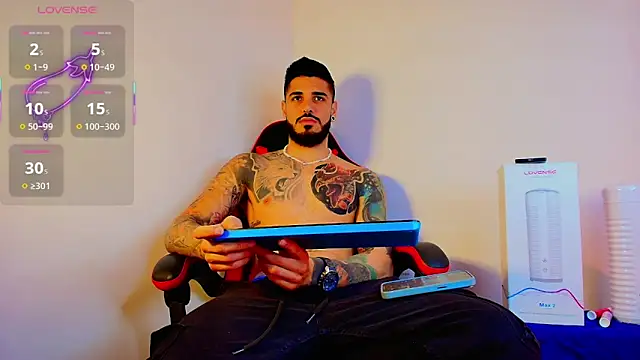 Snapshot of amodeus_bael_ chatting on 10.18.25 amodeus bael  online show from 10.18.25