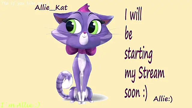Allie Kat online show from 07.18.26
