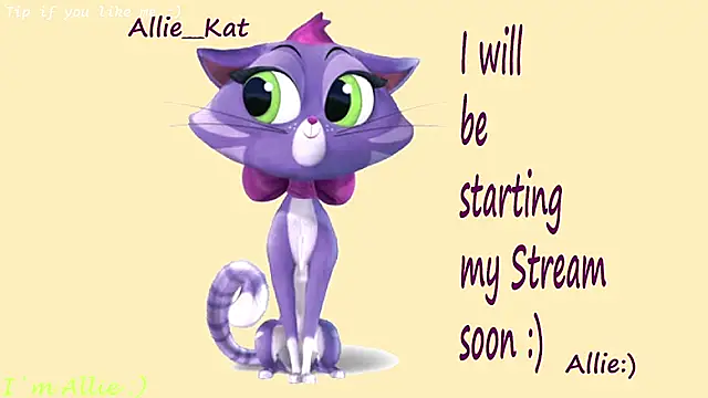 Allie Kat online show from 08.02.26