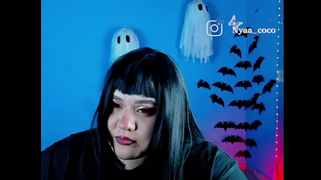 Snapshot of Nyaa_Coco chatting on 10.18.25 Nyaa Coco online show from 10.18.25