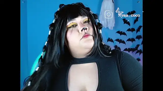 Snapshot of Nyaa_Coco chatting on 10.18.25 Nyaa Coco online show from 10.18.25
