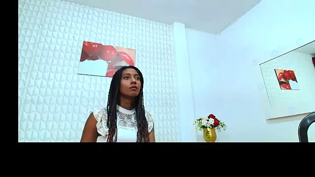 Snapshot of GhanimaBrooks chatting on 10.03.25 GhanimaBrooks online show from 10.03.25