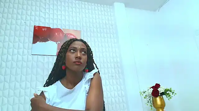 Snapshot of GhanimaBrooks chatting on 10.20.25 GhanimaBrooks online show from 10.20.25