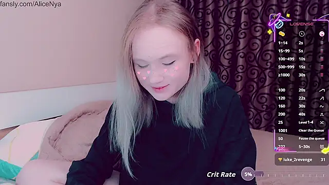 AliceNya cute online show from 10.13.25
