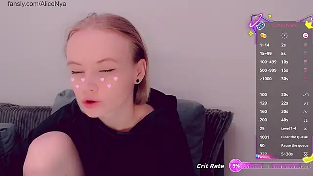 AliceNya cute online show from 11.14.25