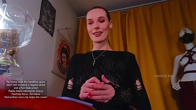 Giantess Eva online show from 11.25.25