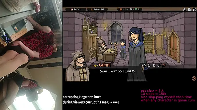 Snapshot of LilithsEve chatting on 10.31.25 LilithsEve online show from 10.31.25