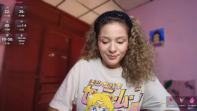 Snapshot of Your_Barbie_ chatting on 10.08.25 Your Barbie  online show from 10.08.25