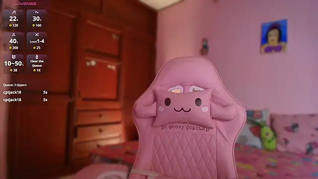 Snapshot of Your_Barbie_ chatting on 10.18.25 Your Barbie  online show from 10.18.25