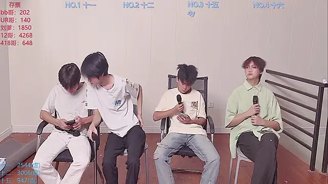 Snapshot of hyboys chatting on 10.17.25 hyboys online show from 10.17.25