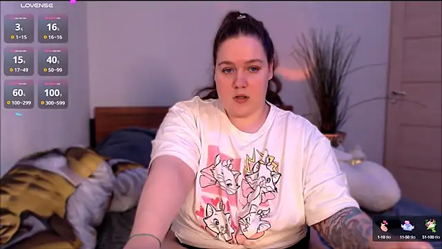 Snapshot of SummerTina chatting on 01.04.25 SummerTina online show from 01.04.25