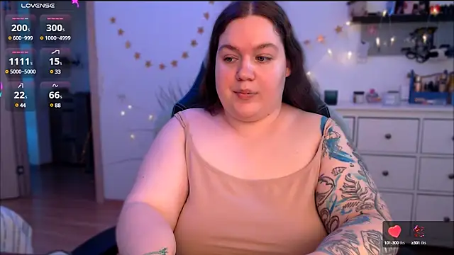 Snapshot of SummerTina chatting on 01.18.25 SummerTina online show from 01.18.25