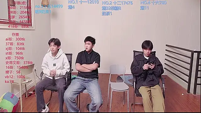 Snapshot of tyboys chatting on 10.27.25 tyboys online show from 10.27.25